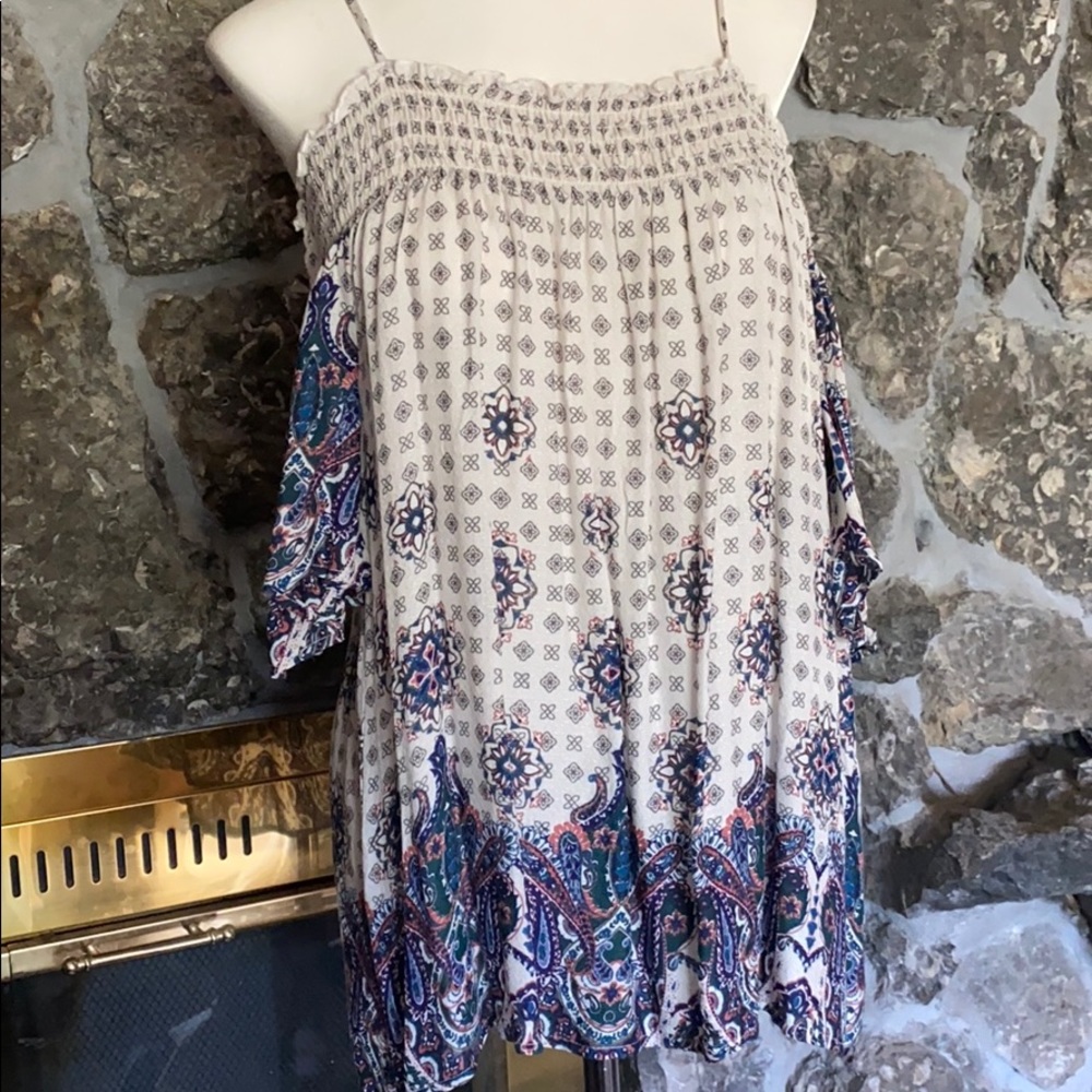 Off the Shoulder Floral Top